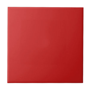 Blood Red Solid Colour Tile