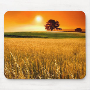 Blood-Red Sunset Mouse Pad