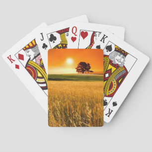 Blood-Red Sunset Playing Cards