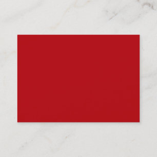 Blood Red Trend Colour Customised Template Blank Business Card