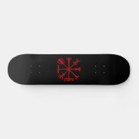 Blood Red Vegvísir (Viking Compass)