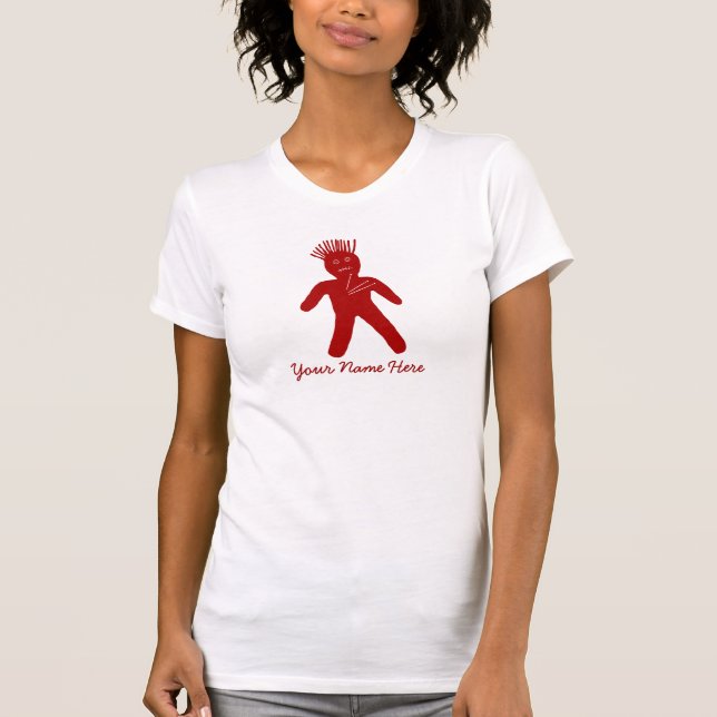 Blood Red Voodoo Doll T-Shirt (Front)