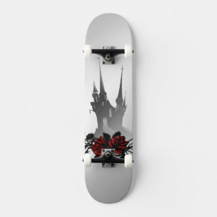 Blood Rose Gothic Mansion Skateboard