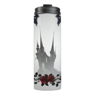 Blood Rose Gothic Mansion Thermal Tumbler