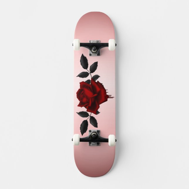 Blood Rose Skateboard (Front)