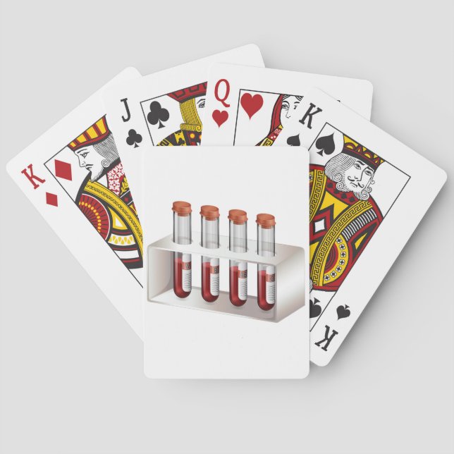 Blood Samples Playing Cards (Back)