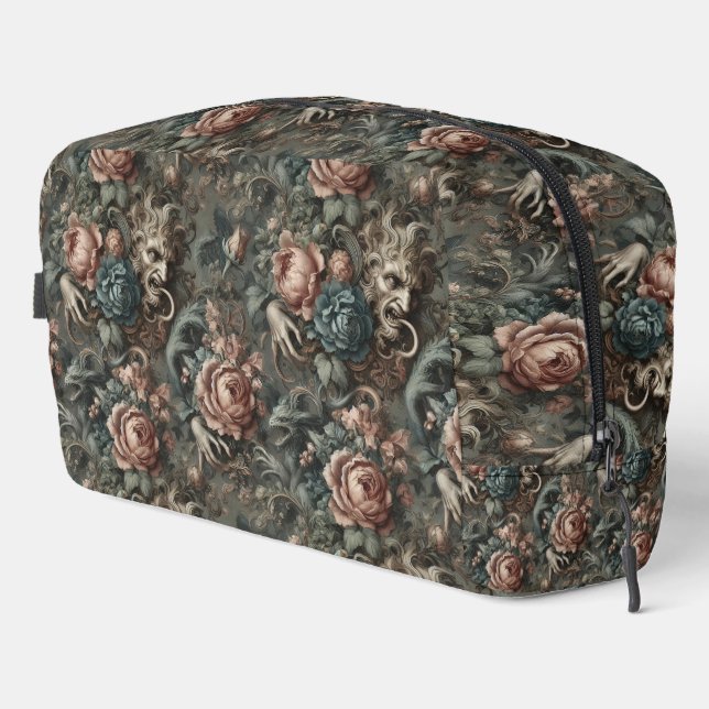 Blood Shadows Ritual – Gothic Victorian Dopp Kit (Right Corner)