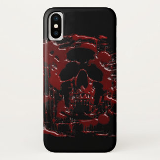 Blood Skull iPhone X Case