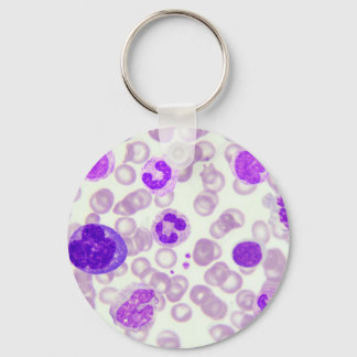 blood smear keychain