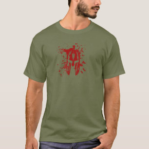 Blood Spartan Helmet American Spartan Molon Labe T-Shirt