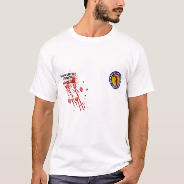 Blood Spatter Analyst t-shirt (Front)