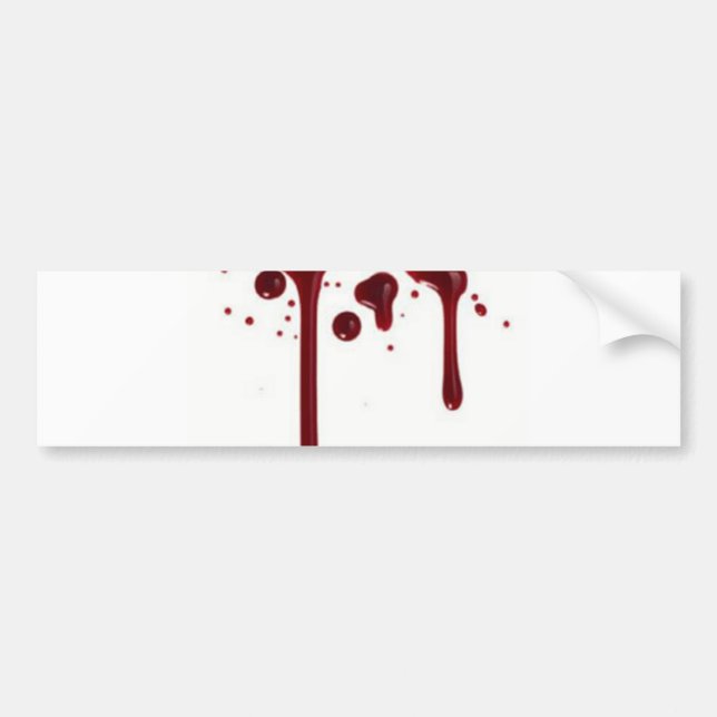 blood splatter fourth bumper sticker (Front)