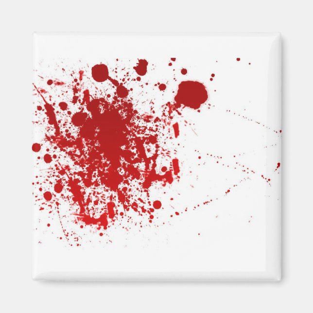Blood Splatter Magnet (Front)