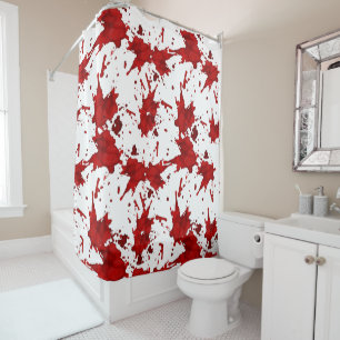 Blood Splatter Shower Curtain