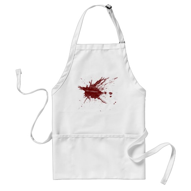"Blood Splatter" Standard Apron (Front)