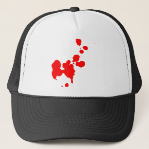 Blood Splatter Trucker Hat