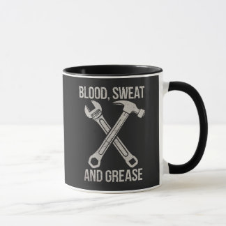 Blood Sweat And Grease Mug