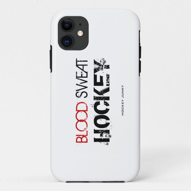 BLOOD SWEAT HOCKEY Case-Mate iPhone CASE (Back)