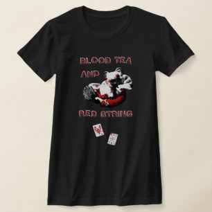 Blood Tea and Red String Women's Slim Fit T-shirt