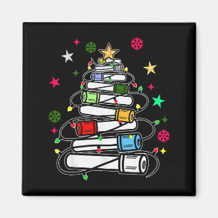 Blood Tube Christmas Tree Phlebotomist Tech Phleb  Magnet