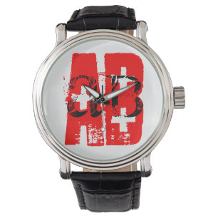 Blood Type AB+ Watch