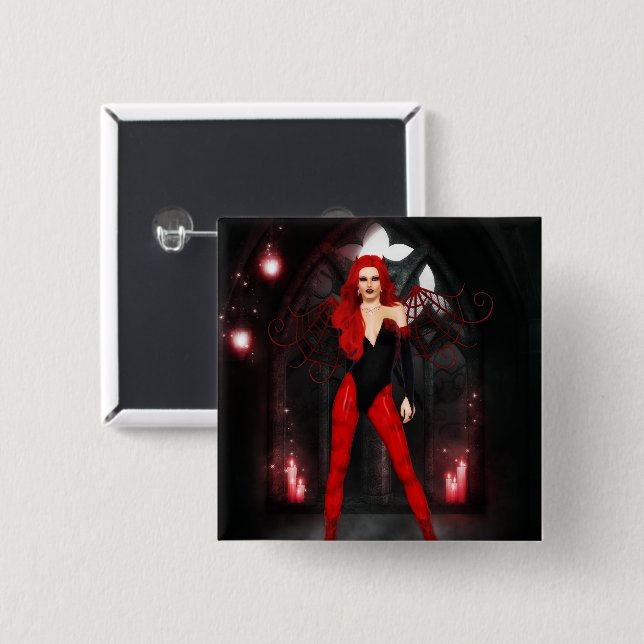 Blood wing Enchantress 15 Cm Square Badge (Front & Back)