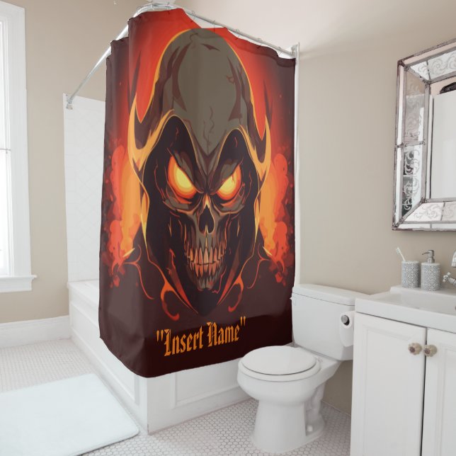 Bloodcurdling Reaper Shower Curtain (In Situ)