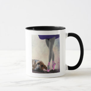Bloodhound And Ballet Dancer Mug