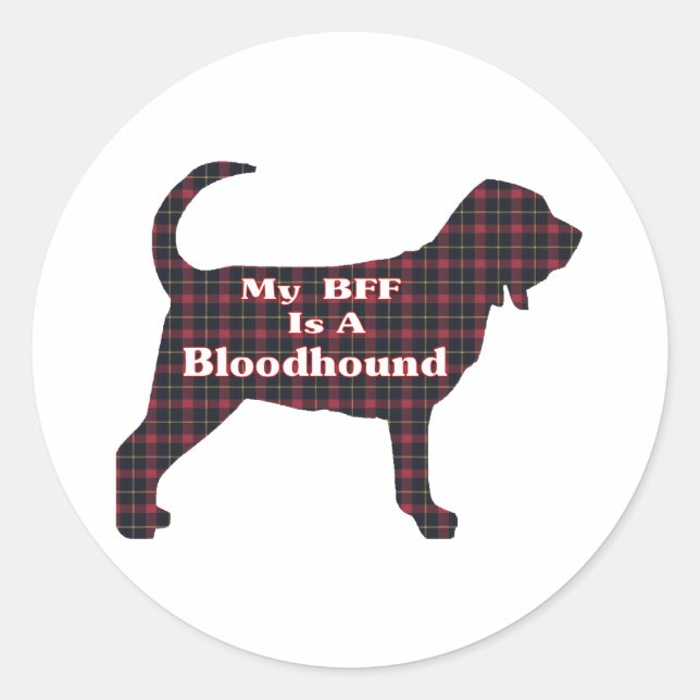 Bloodhound BFF Sticker (Front)