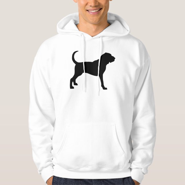 Bloodhound (black) hoodie (Front)