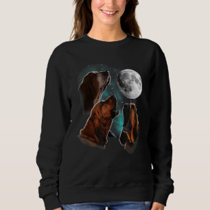Bloodhound, Bloodhound Howling, Hound Lover Sweatshirt