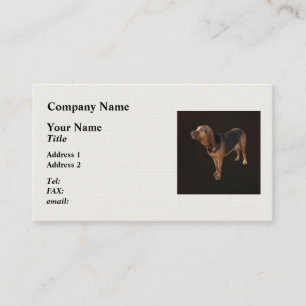 Bloodhound Business Card