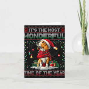 Bloodhound Christmas Tree Decorations Dog Lover Xm Card