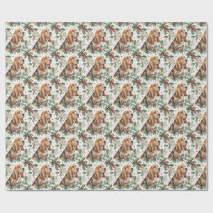 Bloodhound Christmas Wrapping Paper