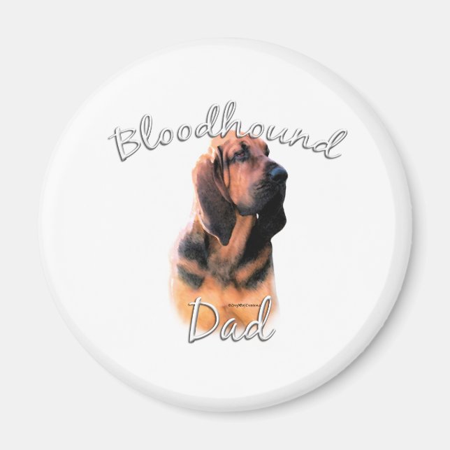 Bloodhound Dad 2 Magnet (Front)