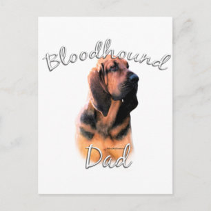Bloodhound Dad 2 Postcard