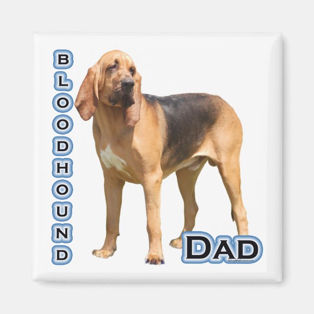 Bloodhound Dad 4 - Magnet (Front)