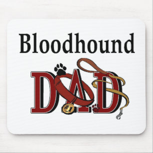 Bloodhound Dad Gifts Mouse Pad