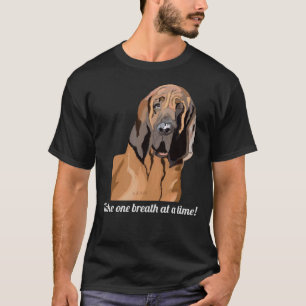 Bloodhound Digital Drawing  T-Shirt