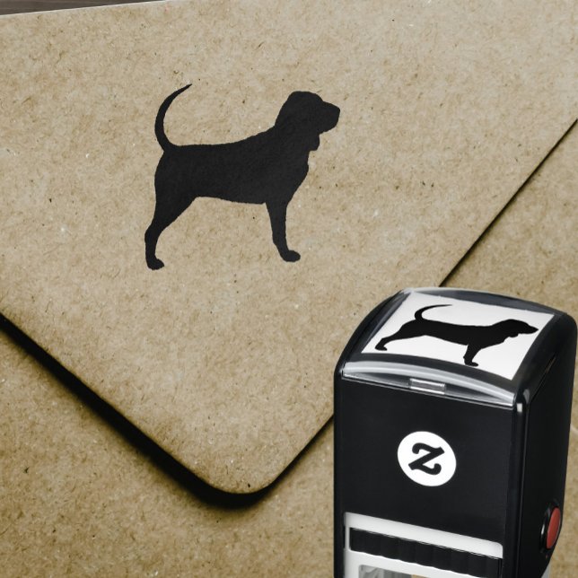 Bloodhound Dog Breed Silhouette Self-inking Stamp (Creator Uploaded)