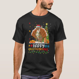 Bloodhound Dog Happy Bloodhound Hellothanksmas T-Shirt