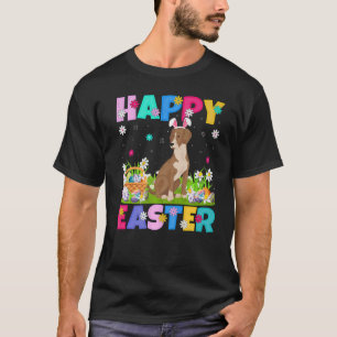 Bloodhound Dog Happy Easter Bunny Bloodhound Easte T-Shirt