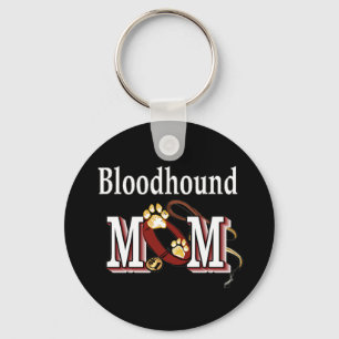 Bloodhound Dog MOM Key Ring