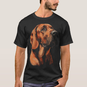 Bloodhound Dog Motif Pet Art Bloodhound T-Shirt