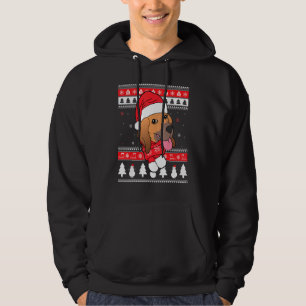 Bloodhound  Dog Ugly Christmas Hoodie