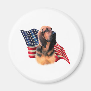Bloodhound Flag Magnet