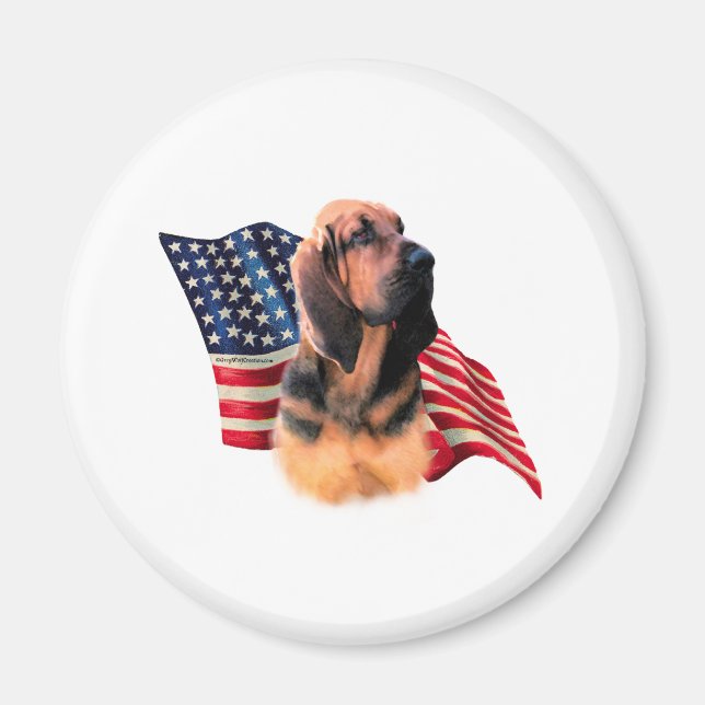 Bloodhound Flag Magnet (Front)