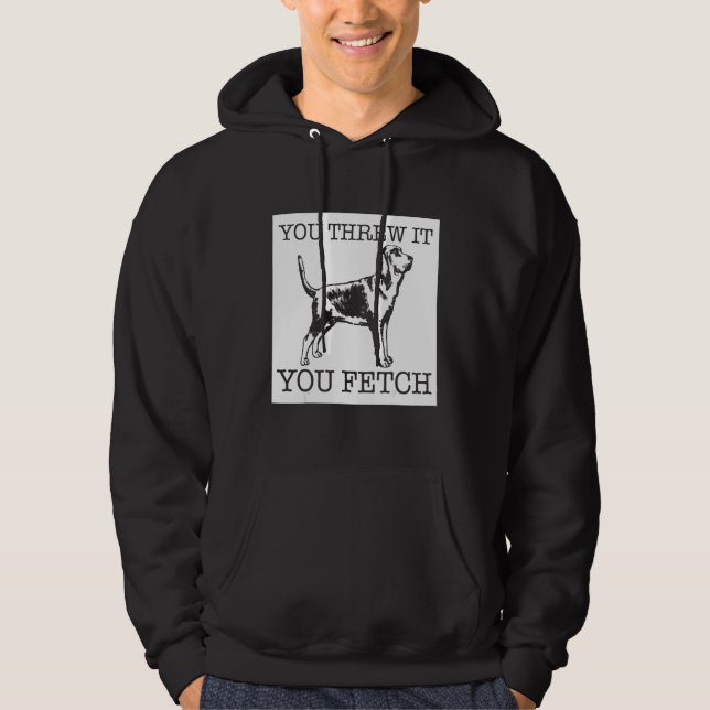 Bloodhound funny dog lover gift hoodie (Front)