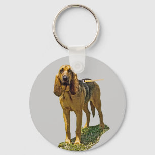 Bloodhound Key Ring