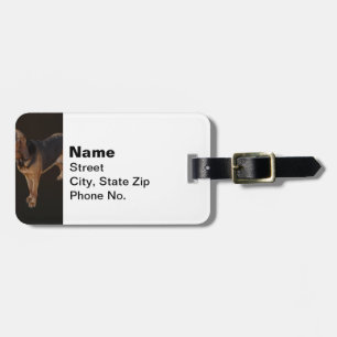 Bloodhound Luggage Tag